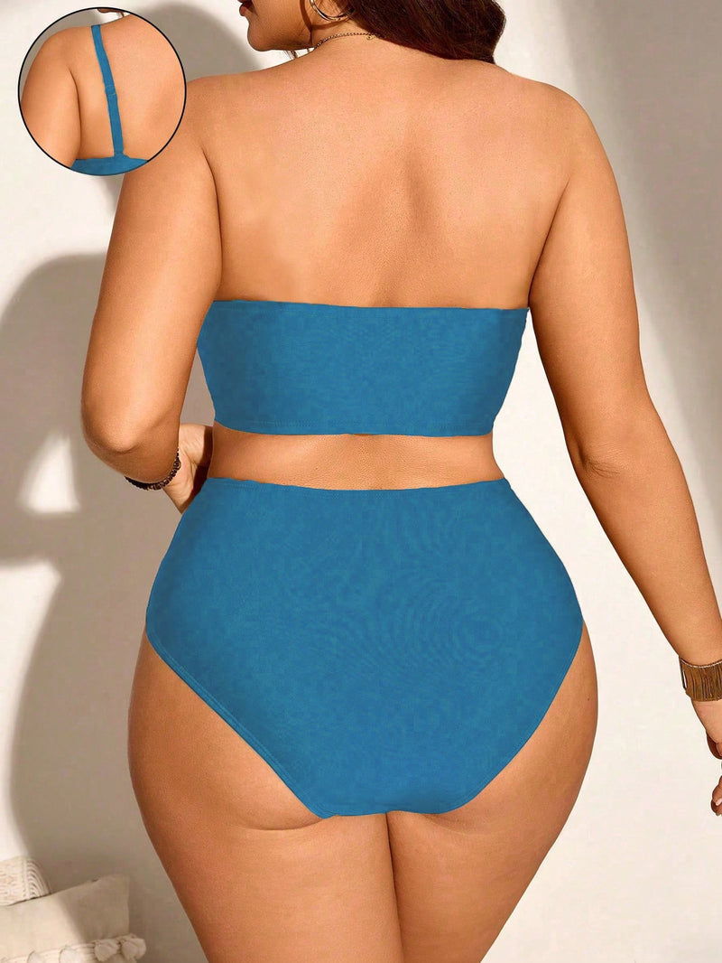 Biquiní Feminino de Alça Removivél - Neyli. Plus Size