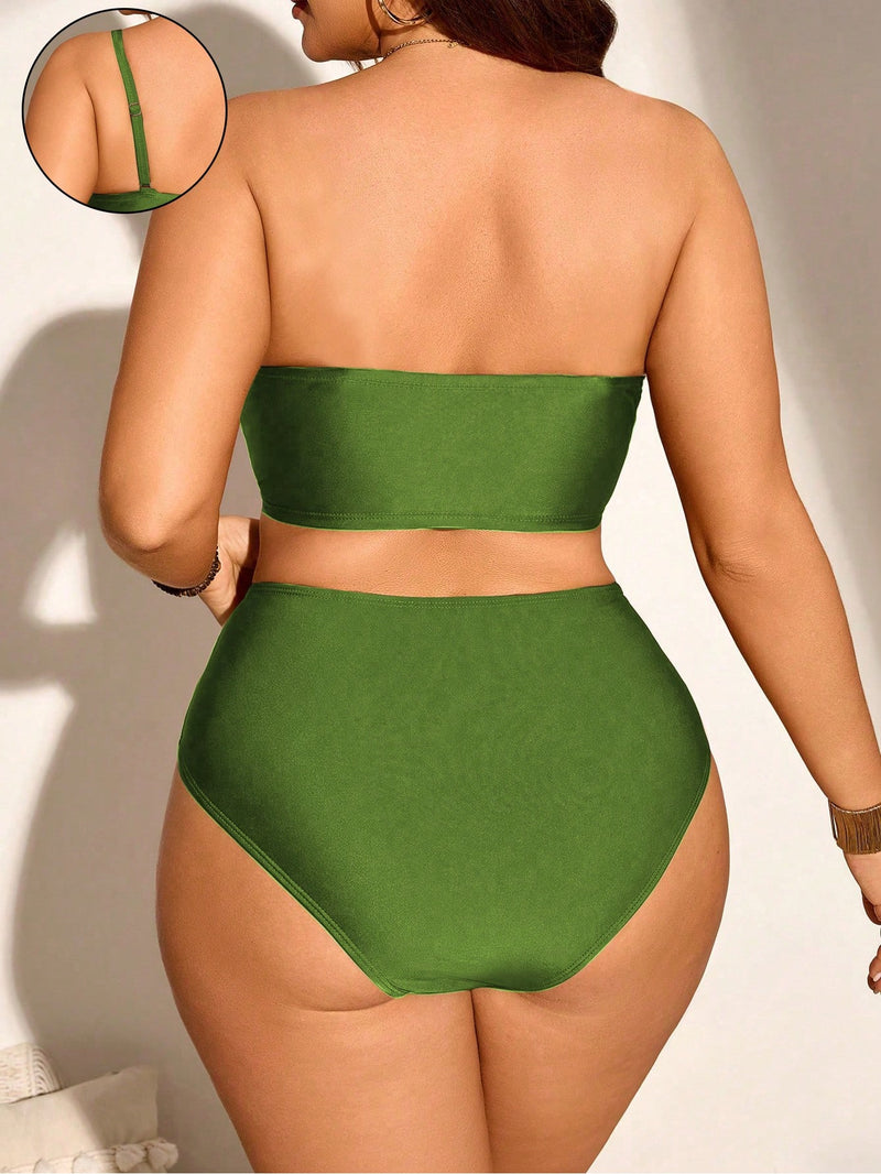 Biquiní Feminino de Alça Removivél - Neyli. Plus Size