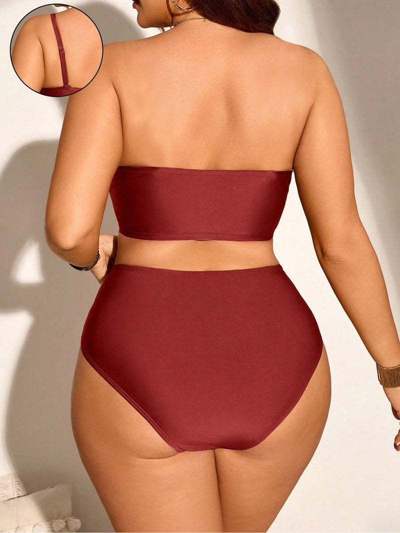 Biquiní Feminino de Alça Removivél - Neyli. Plus Size