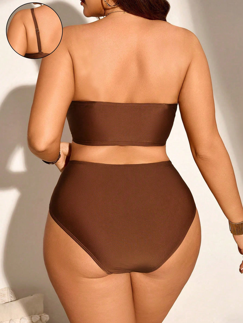Biquiní Feminino de Alça Removivél - Neyli. Plus Size