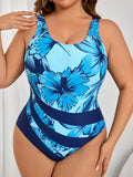Maiô Feminino Bodysuit Estampa Tropical - Jhuli. Plus Size