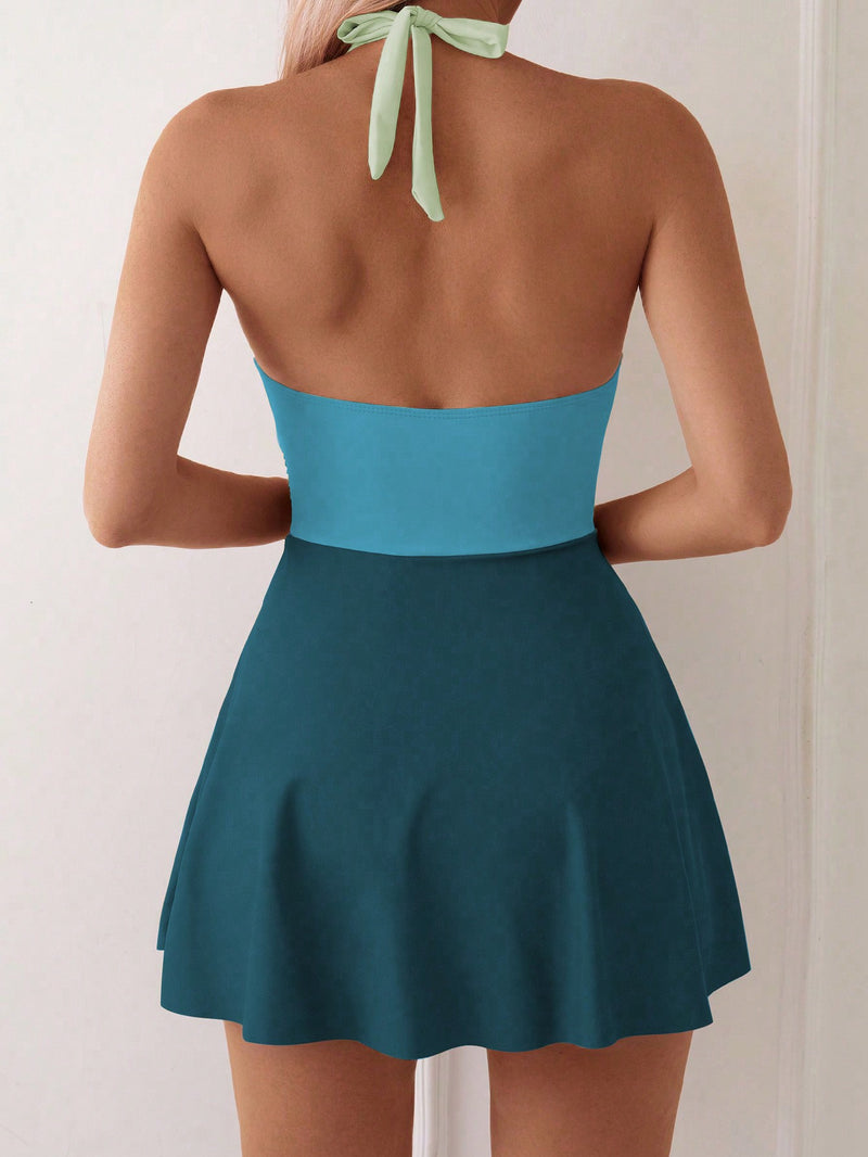 Maio feminina tipo vestido Costas nuas Jamile