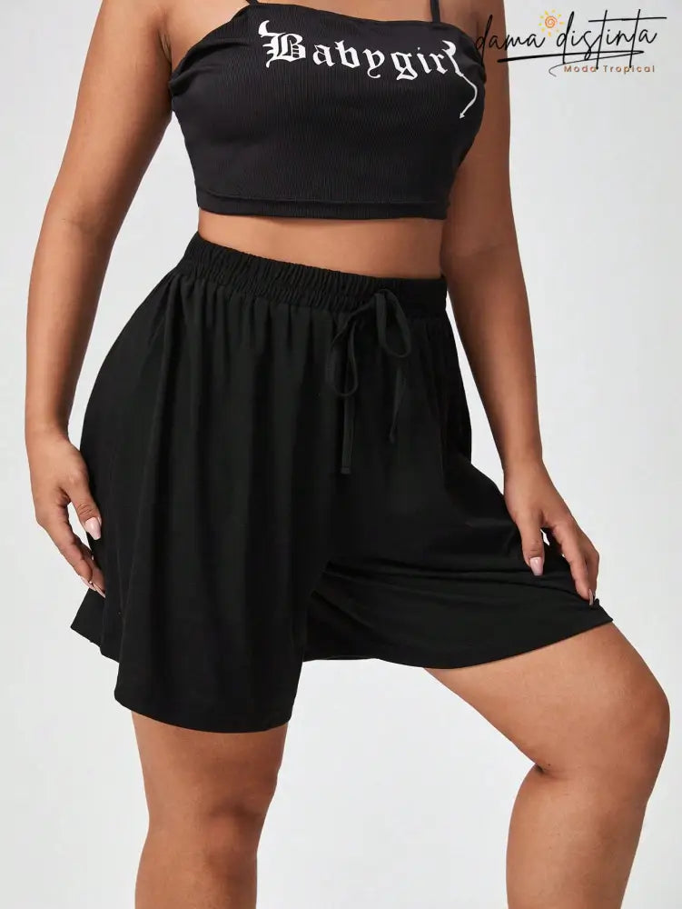 Bermuda Feminina Com Cós Ajustável - Rafaella. Plus Size Short Plus Size