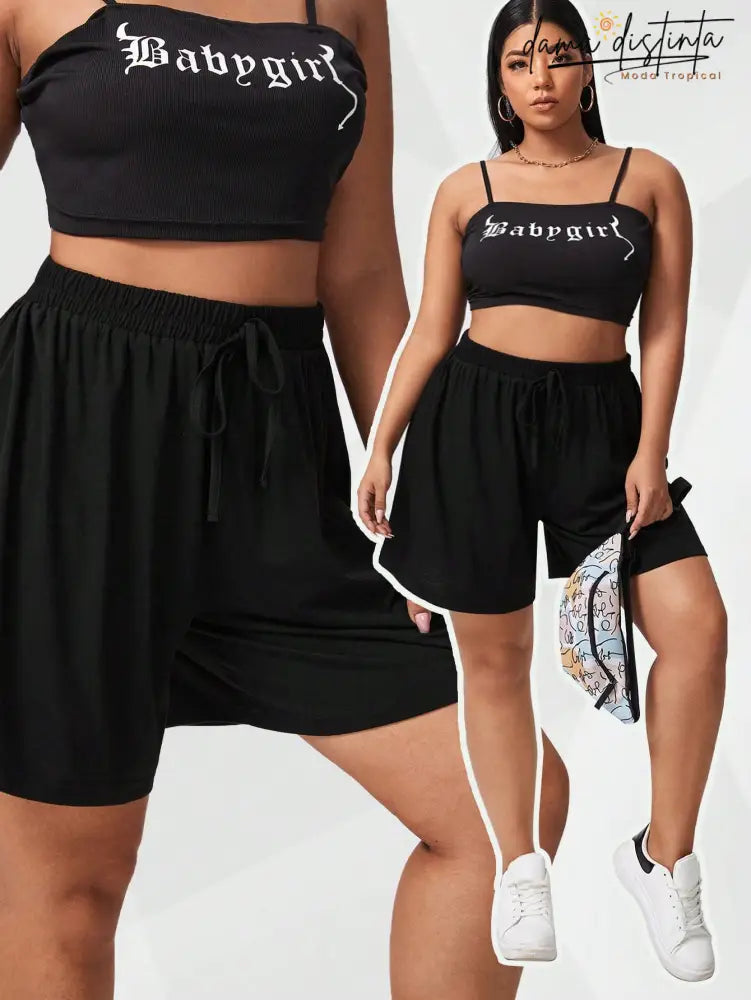 Bermuda Feminina Com Cós Ajustável - Rafaella. Plus Size Short Plus Size