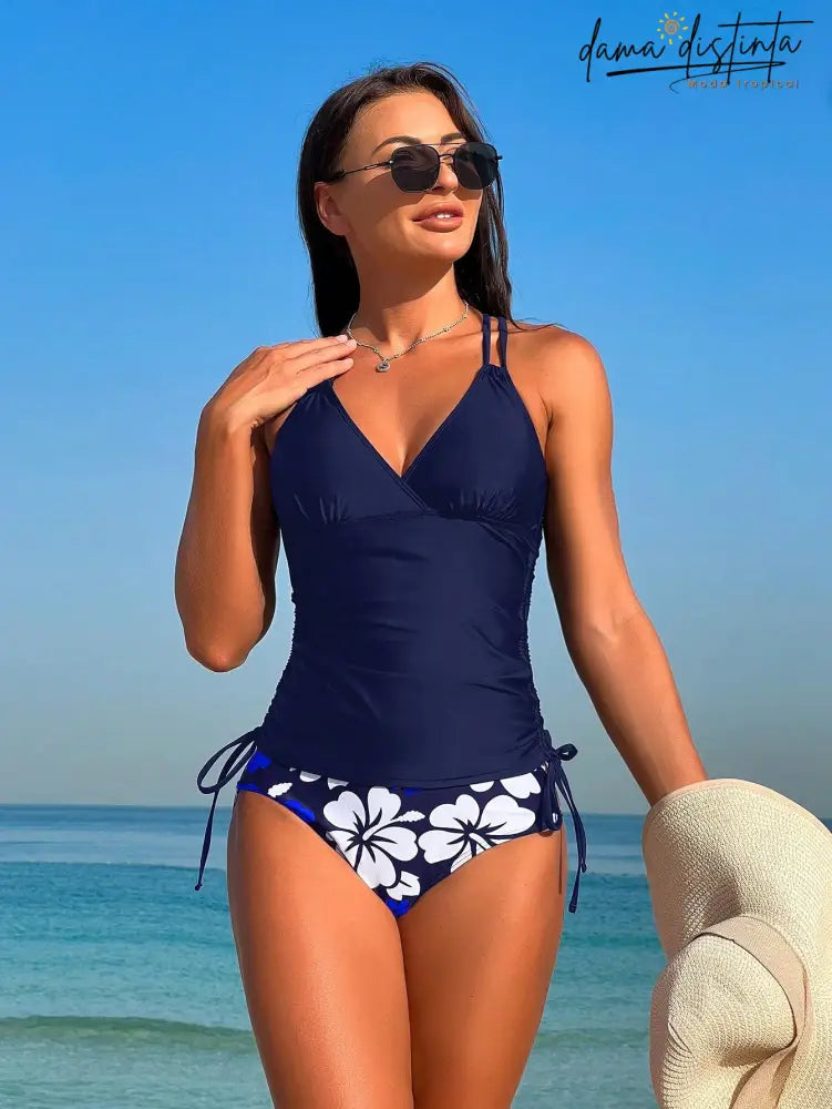Biquíni Feminino Com Estampa Florida Cataleya B0341423 Tankini Feminino