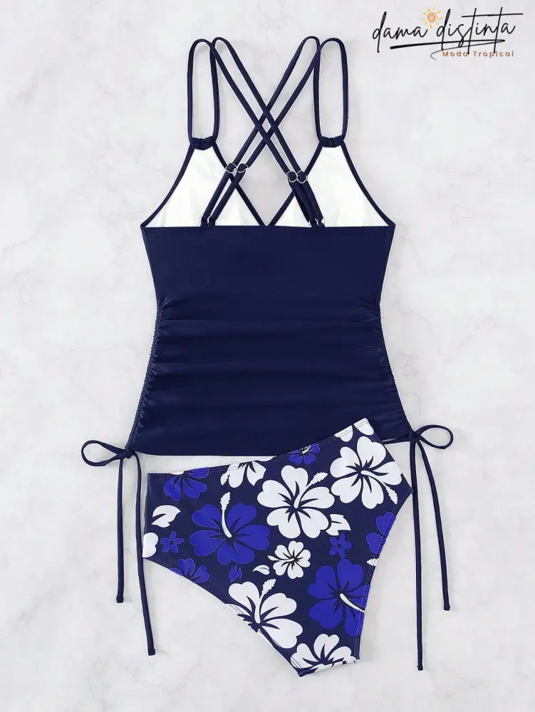 Biquíni Feminino Com Estampa Florida Cataleya B0341423 Tankini Feminino