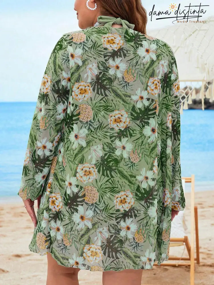 Biquíni Feminino Conjunto De 3 Peças Valentina. Plus Size