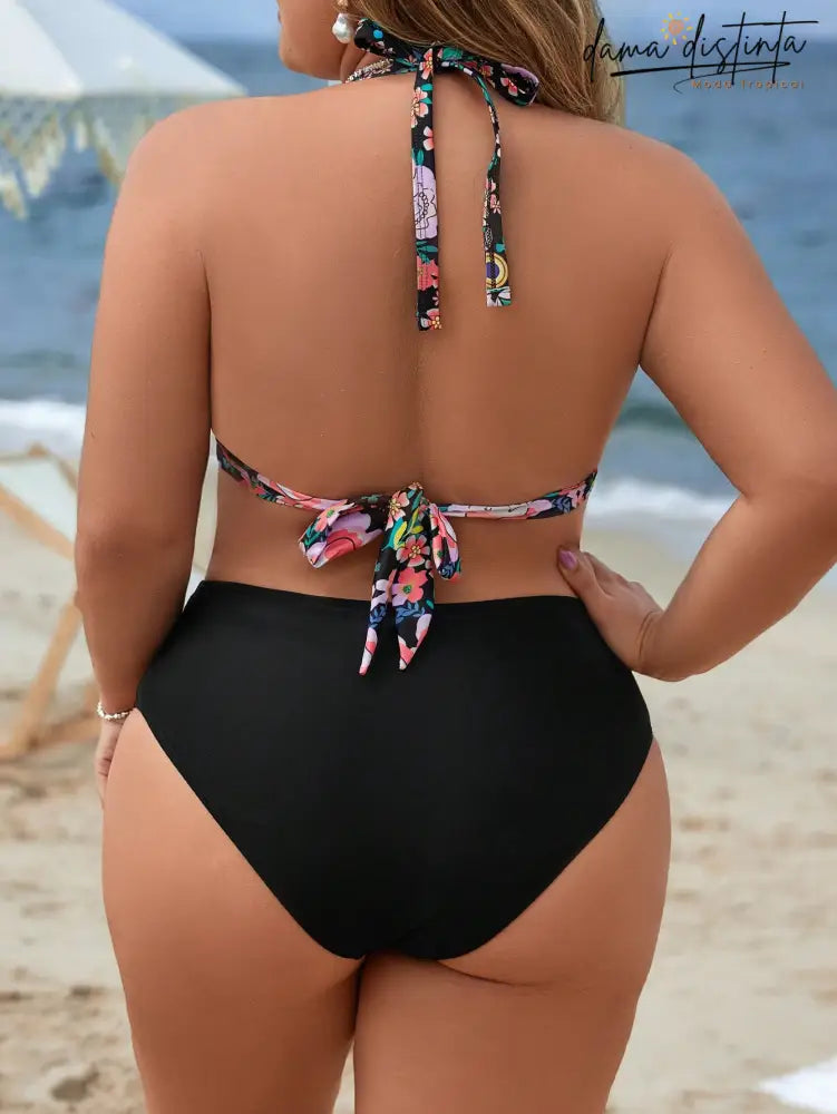 Biquíni Feminino de Estilo Sofisticado com Calcinha Alta - Bya Plus Size.