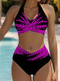 Biquiní Feminino Estampa Geométrica E Decote Cruzado Ariane Multicolorido / P (36-38) B0061108