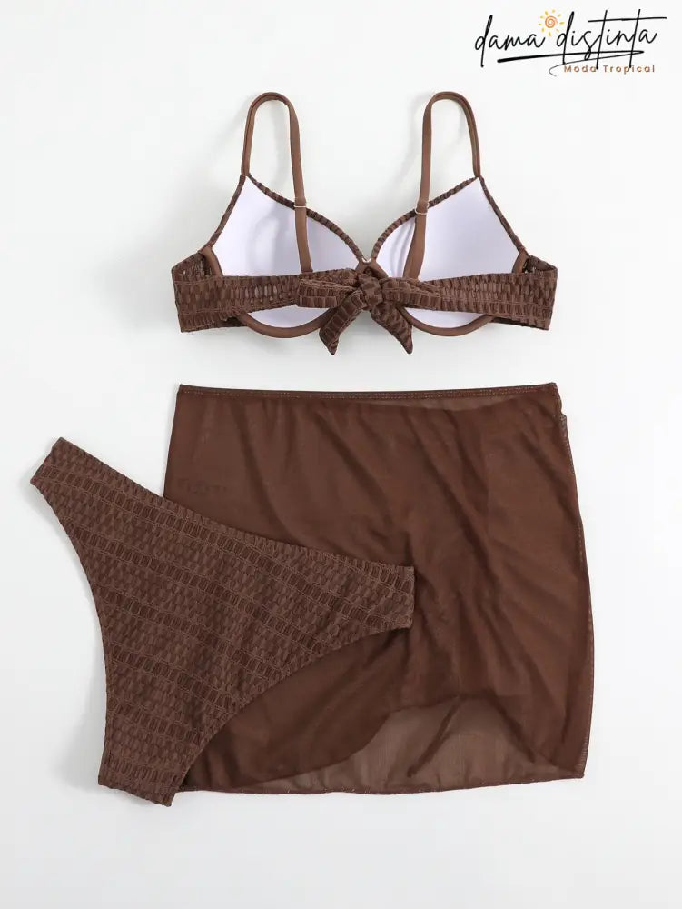 Biquíni Feminino Texturizado Push Up Lena Mp028 Conjunto De Feminino