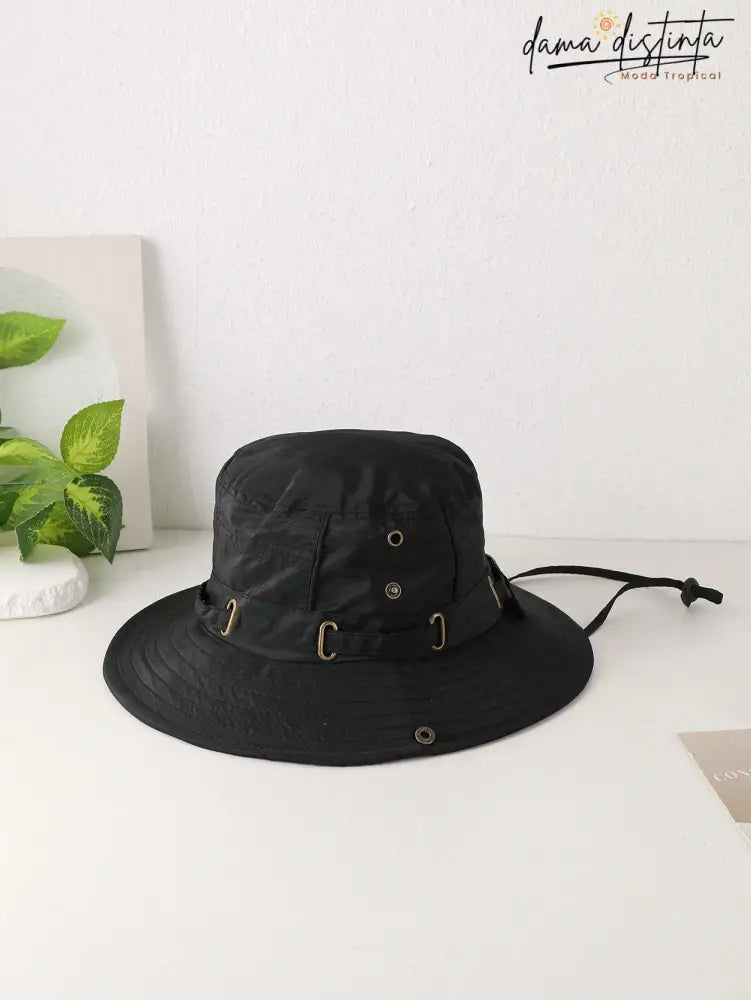 Chapéu Bucket Feminino Ajustável À Prova De Vento E Respirável Camilla A010 Bucket Hat Feminino
