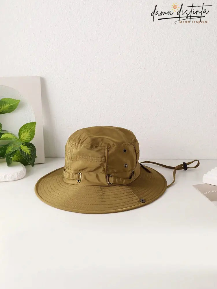 Chapéu Bucket Feminino Ajustável À Prova De Vento E Respirável Camilla A010 Bucket Hat Feminino