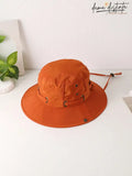 Chapéu Bucket Feminino Ajustável À Prova De Vento E Respirável Camilla Laranja / 58 A010 Bucket