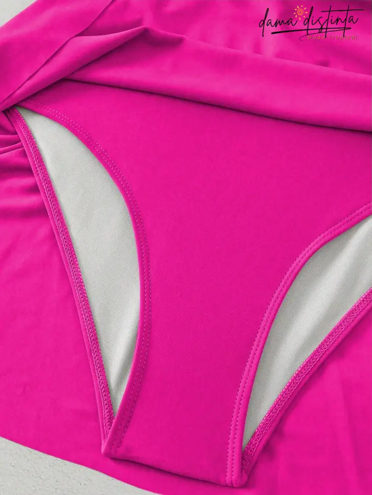 Maio Feminina Tipo Vestido Costas Nuas Jamile Roupas De Natação