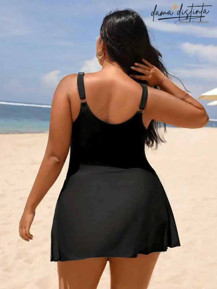 Maiô Feminino Detalhes Cordão Costas Nuas Antonella. Plus Size M078 Uma Peça Plus Size