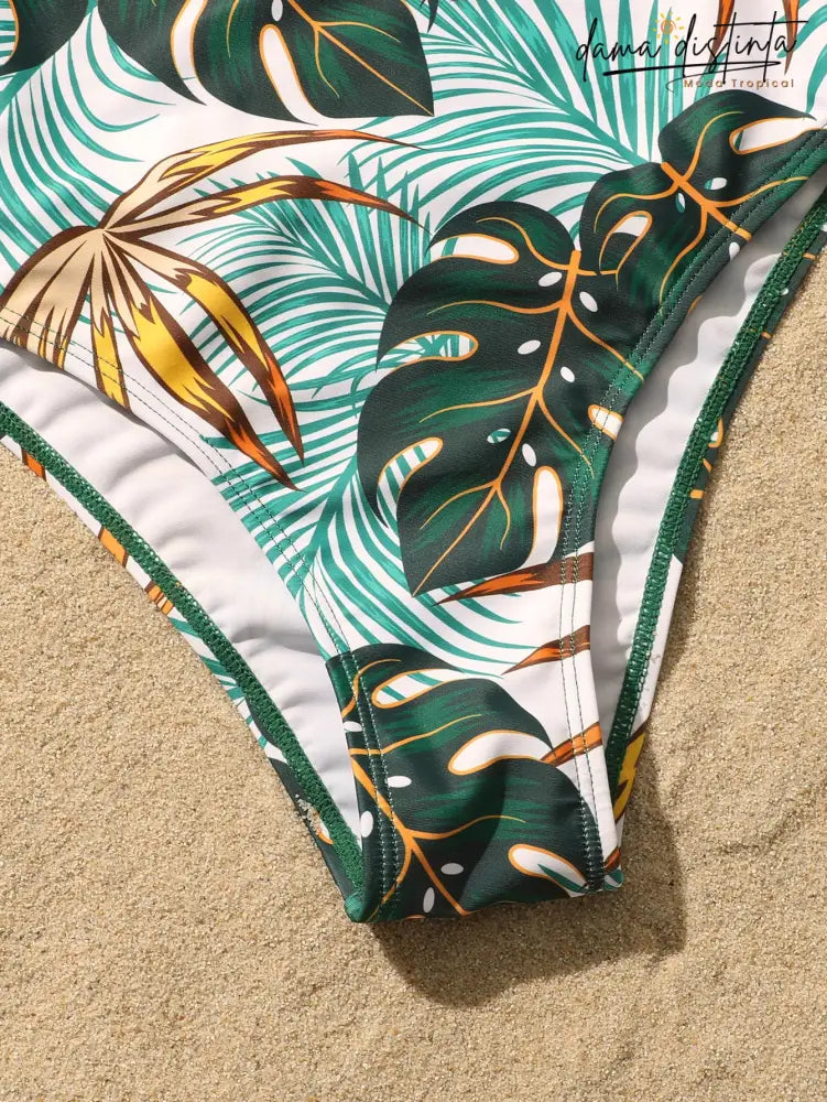 Maiô Feminino Formato Leque Alças Finas Tereza M0400808