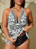 Tankini Feminino com Laço Ajustável e Caimento Solto - Liryan. Plus Size